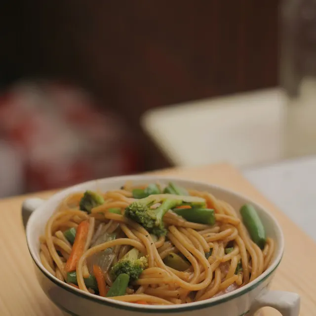 Tallarín vegetariano