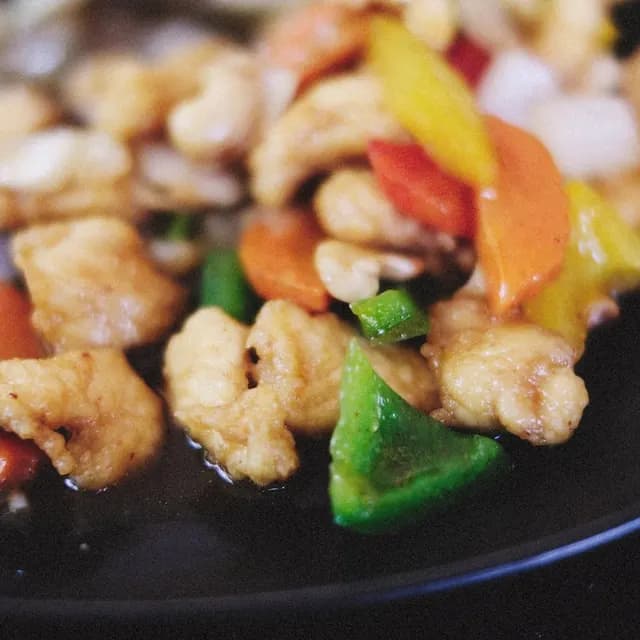 Pollo con frijolitos