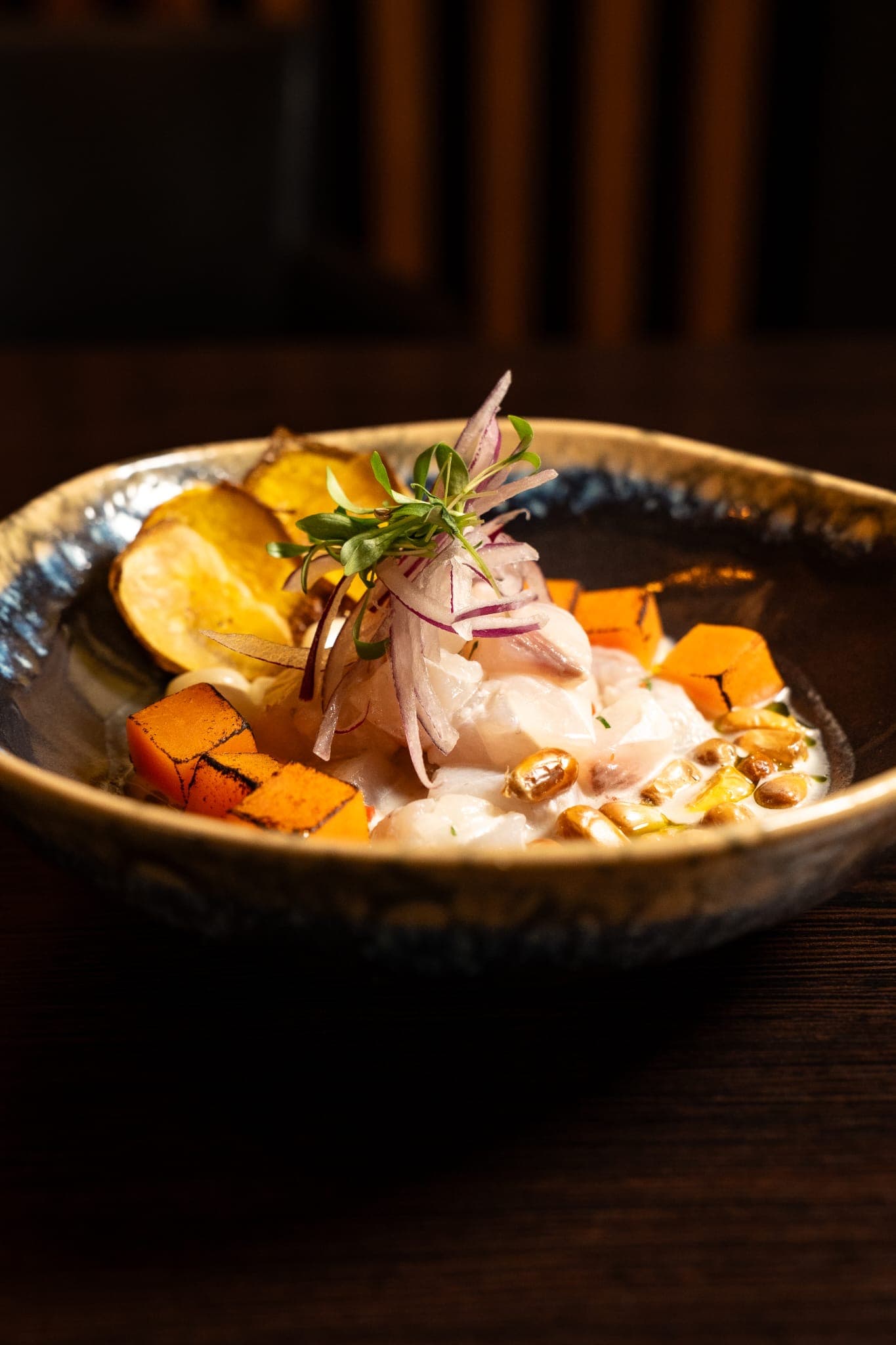 Ceviche Clásico de Corvina Fresca