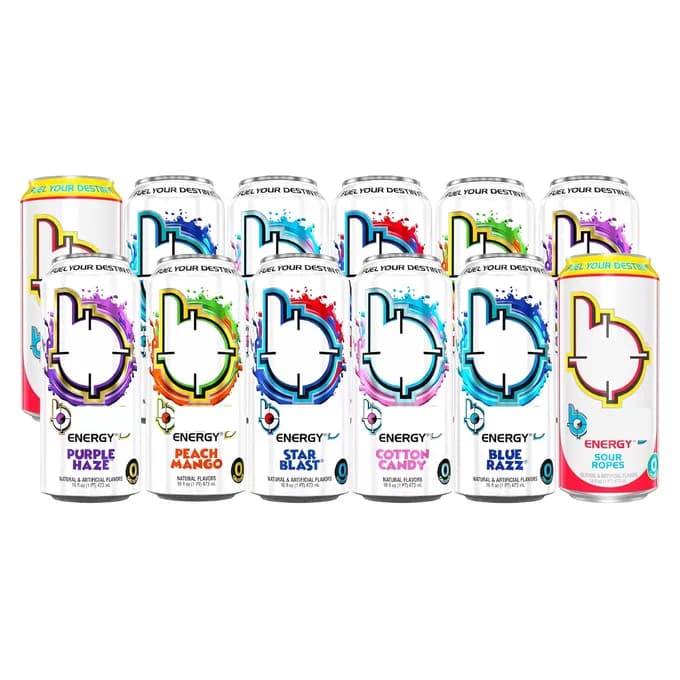 PACK ENERGY (4 bebidas energéticas + 1 bolsa de hielo)