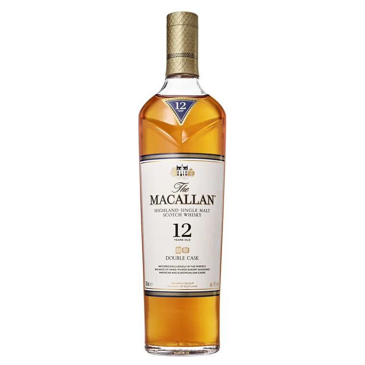 Pack Macallan 12 Premium + Soda, Ginger Ale o Agua Mineral + Hielo