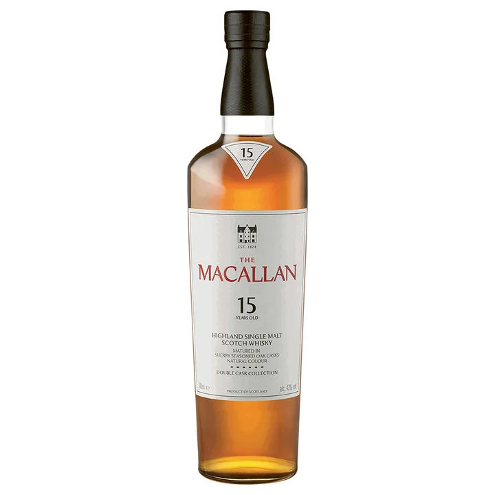 Pack Macallan 15 Premium + Soda, Ginger Ale o Agua Mineral + Hielo